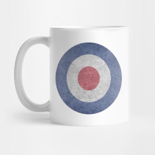 RAF Roundel - Grunge Effect Mug